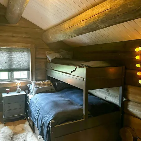 Log With Views Of Jotunheimen