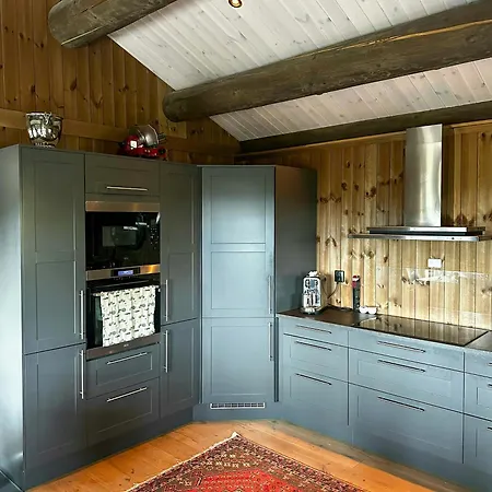 Log With Views Of Jotunheimen *