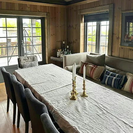 Log With Views Of Jotunheimen *