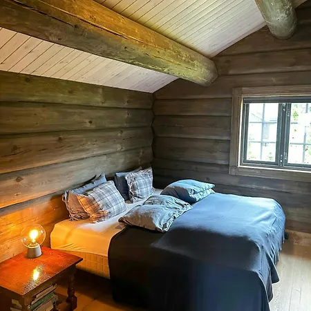 Log With Views Of Jotunheimen *