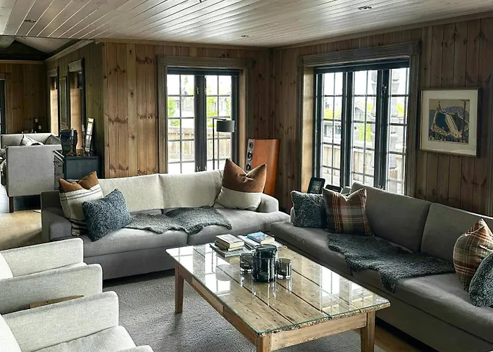 Log With Views Of Jotunheimen *