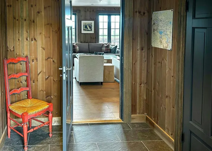 Ferienhaus Log With Views Of Jotunheimen Øyer