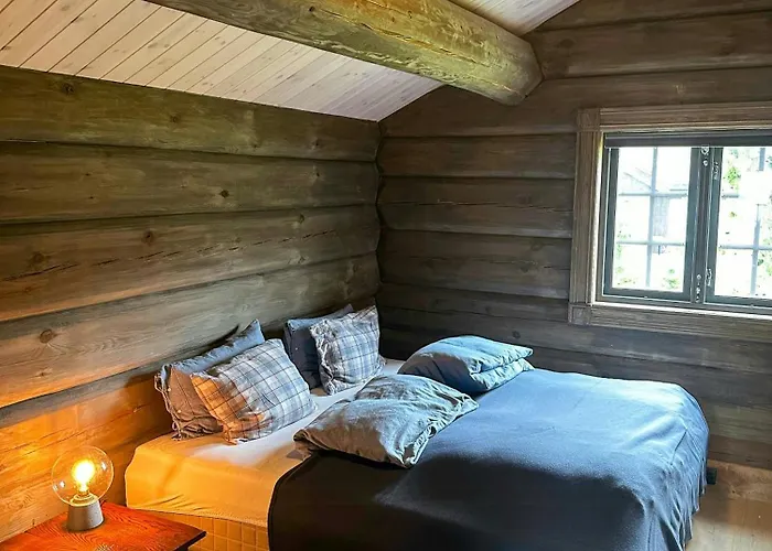 Log With Views Of Jotunheimen *