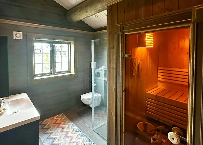 Log With Views Of Jotunheimen Ferienhaus *