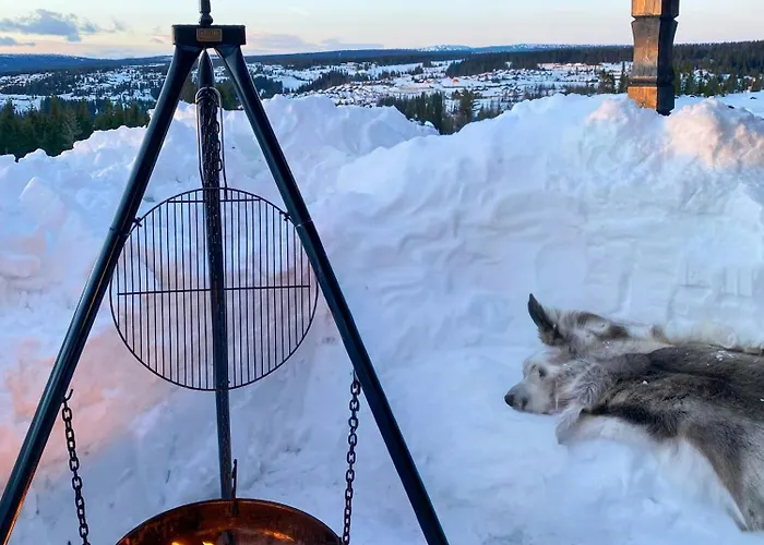 Log With Views Of Jotunheimen Ferienhaus