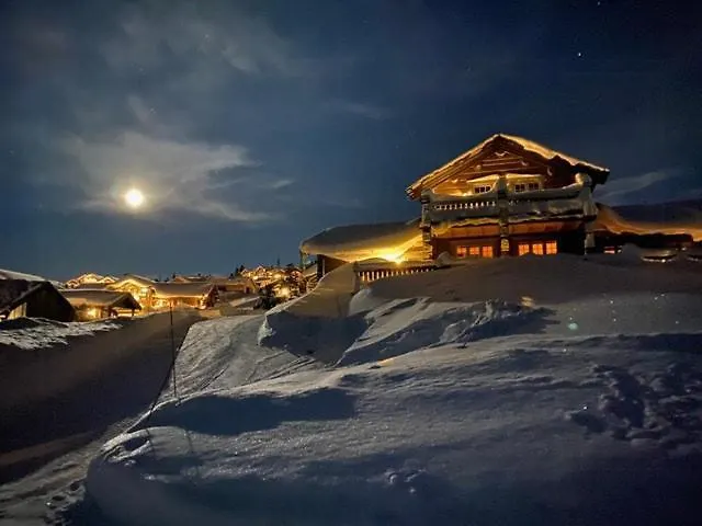 Log With Views Of Jotunheimen